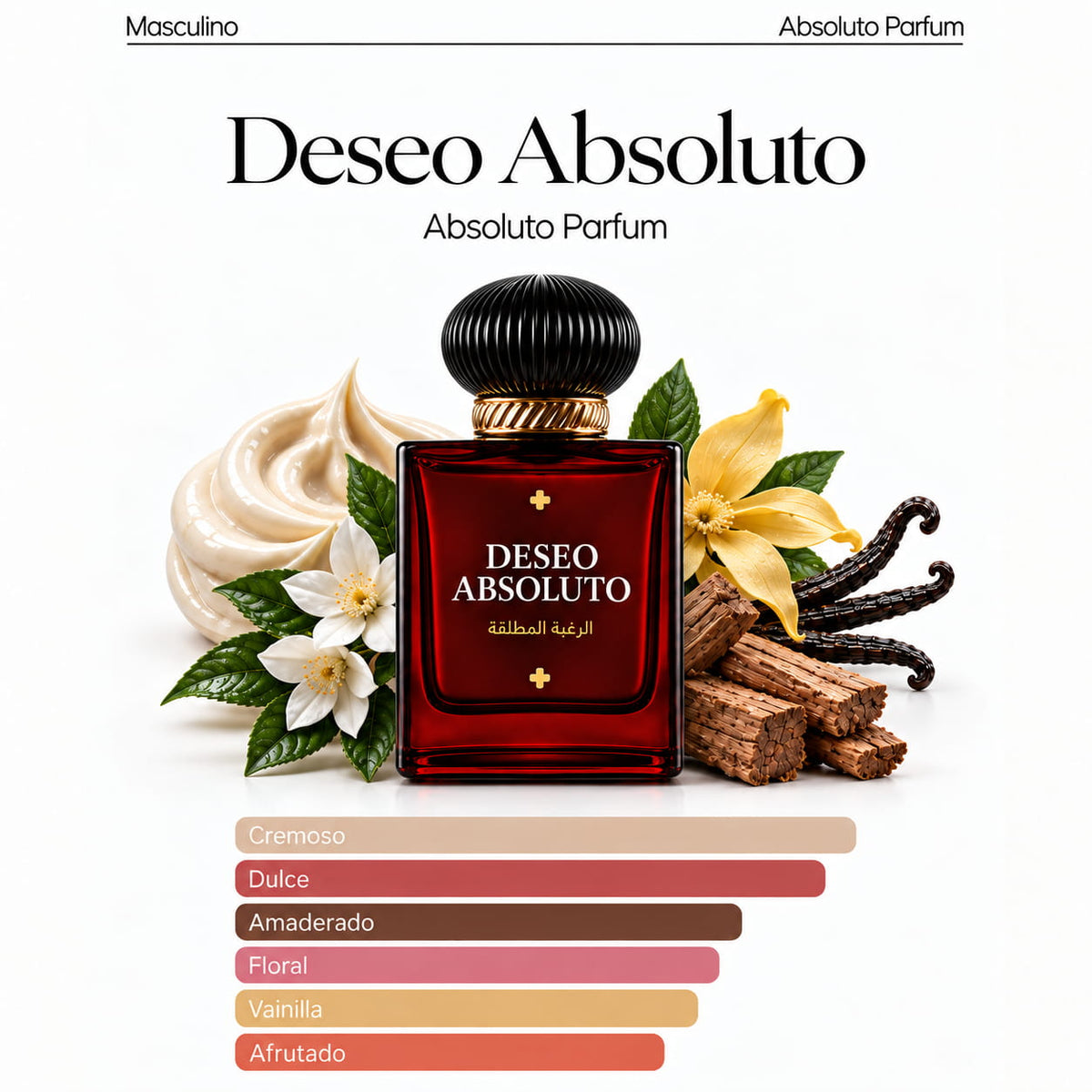 Deseo Absoluto - Eau de Parfum con aceites árabes