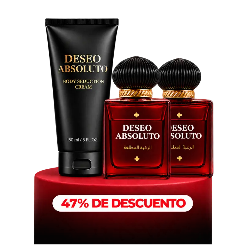 Pack: 2x Deseo Absoluto +1X Crema Corporal Seduction