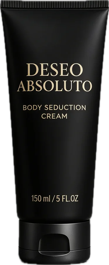 Tubo negro de Body Seduction Cream de 150 ml